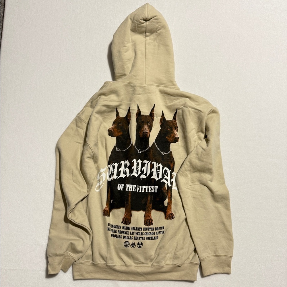 Survival Doberman Size Medium Graphic Hoodie - Picture 5 of 5
